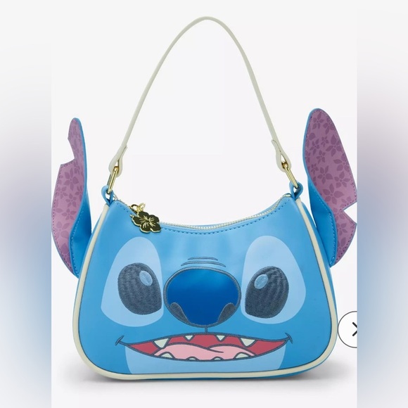 Disney Handbags - Loungefly Disney Lilo & Stitch Corduroy Shoulder Bag - BoxLunch Exclusive​